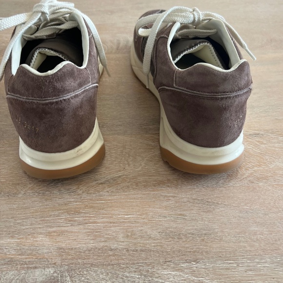 Woman by Common Projects  Brown Track Premium Sneakers - Picture 8 of 13